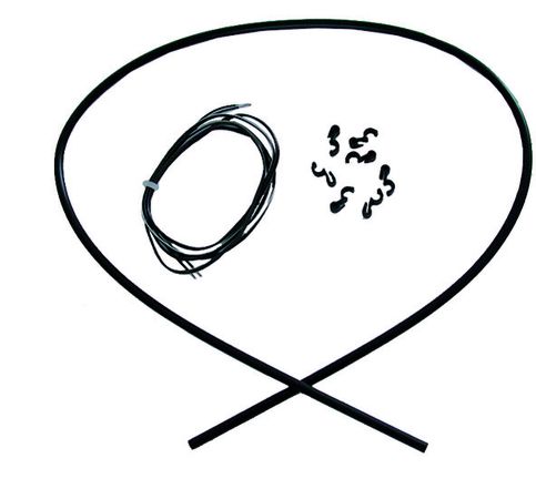 Nachrüstkit für stromführende Kabel / schwarz