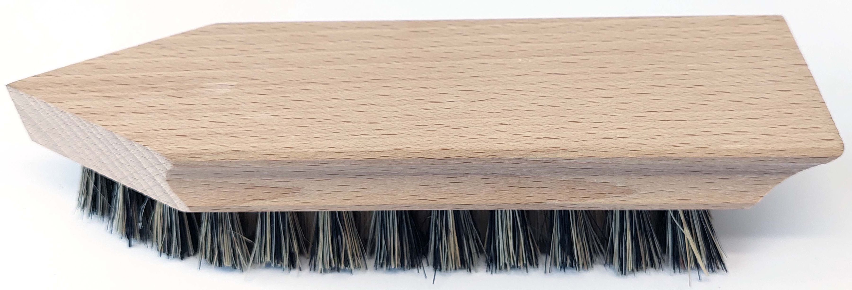 SCHUH Schmutzbürste / fiber mit grau