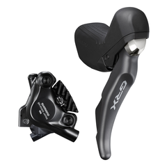 Scheibenbremsen-Set GRX BR-RX820 mit ST-RX810 / Schwarz / hinten, Hebel rechts, bremsen, schalten, 11, 170 cm