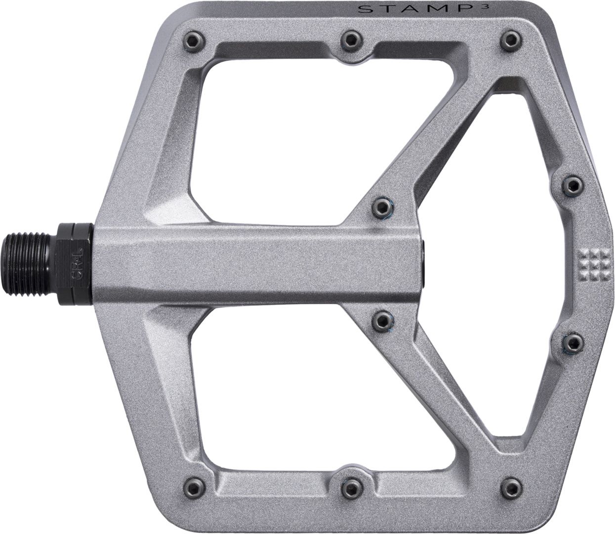 Pedal Stamp 3 large / charcoal mag / Plattformpedal, 114 x 111 mm
