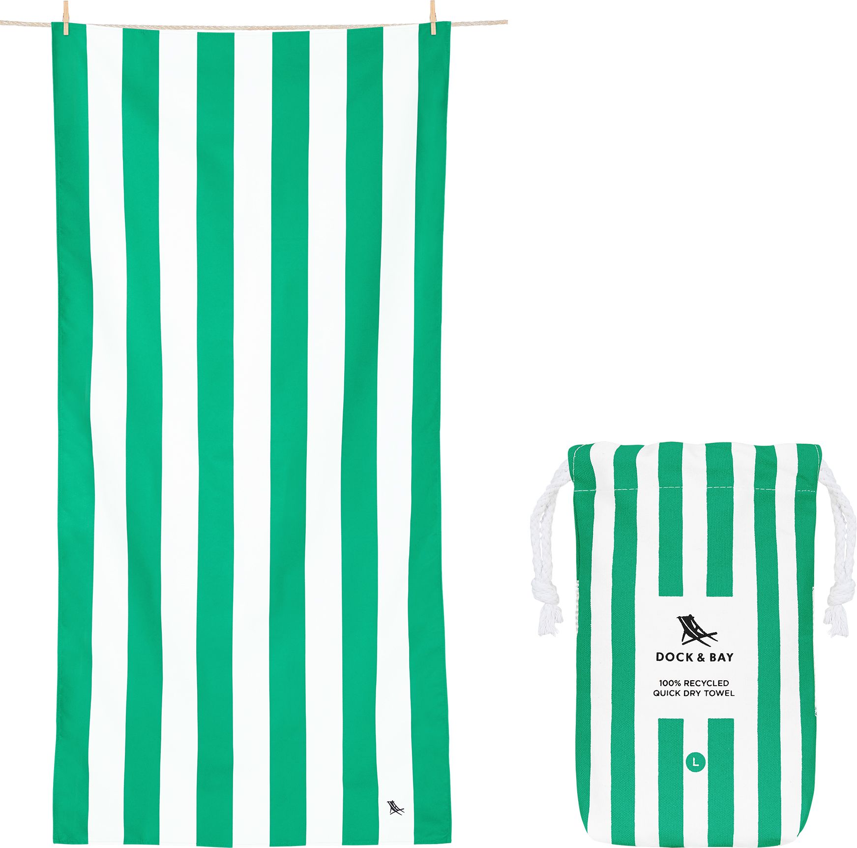 Beach Towels Large / cancun green