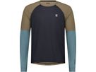 TARN WIND Herren-Merino-Langarmshirt / goblin blue/black / S