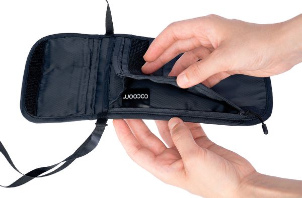 TRAVEL NECK WALLET / schwarz