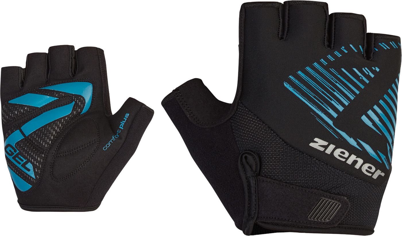 CURDT Unisex-Kurzfingerhandschuhe / crystal blue / L=9