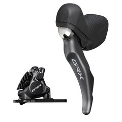 Scheibenbremsen-Set GRX BR-RX820 mit ST-RX810 / Schwarz / vorne, Hebel links, bremsen, 100 cm