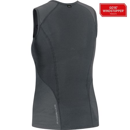 M GWS BASE LAYER Damen-Windstopper-Singlet / black / 40