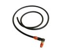 ALLOY FLOOR DRIVE Ersatzschlauch mit  ABS-1 Pumpadapter / red gloss