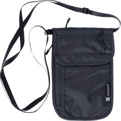 TRAVEL NECK WALLET / schwarz