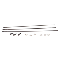 Spoke and Nipple 234mm CX-Ray Straight Pull Qty 3 / black