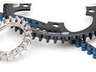 CDX Centertrack Riemen mit Nut / schwarz blau / 113 Zähne