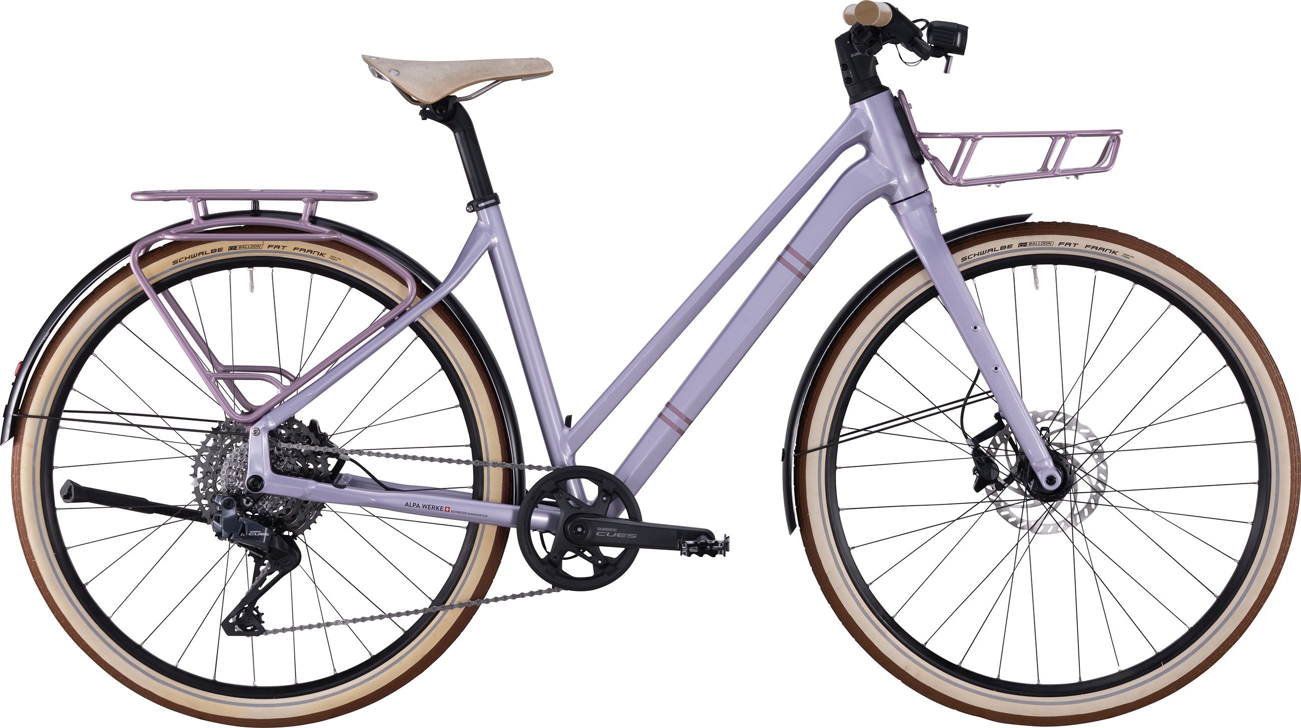INDY LIFE Para City- und Alltagsvelos / lavendel glanz / 44 CM