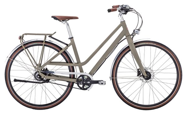 LAZY DAY GATES ALFINE 8 Wmn City- und Alltagsvelo / olive matt / 46 CM