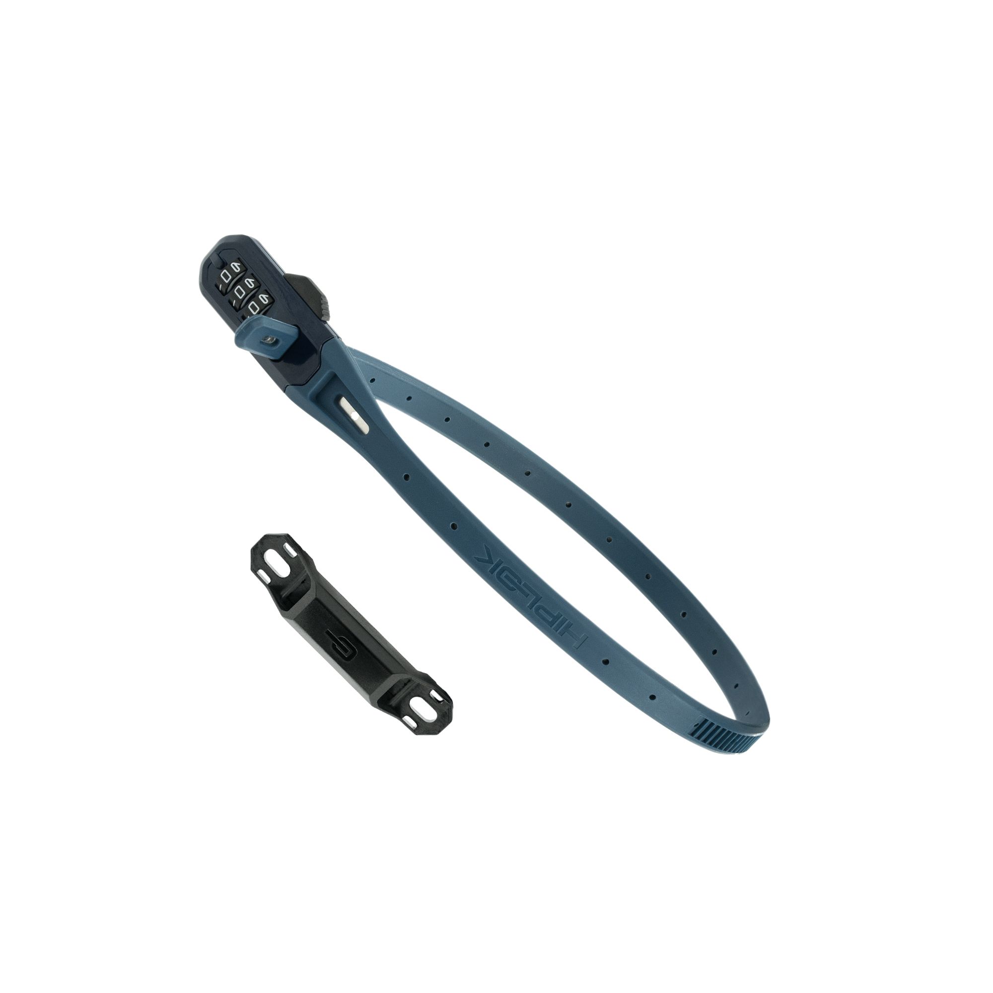 Z LOK COMBO V2 Zip Schloss / Blue / 45cm, inkl. Halterung