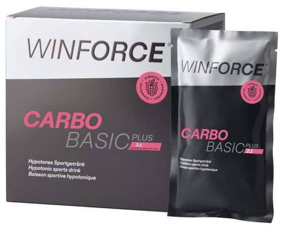 CARBO BASIC PLUS Sportgetränk, Box 10x60g / HIMBEER