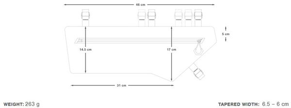 EXPEDITION FRAME PACK Rahmentasche / black / 4.3l