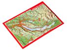 GEORELIEF ZÜRICHSEE 3D-Postkarte