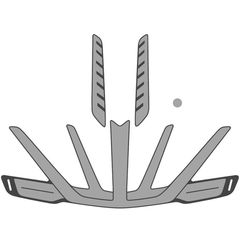 ARX Ersatzpolsterset / schwarz / 55-59CM