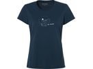 CYCLIST Damen-Kurzarmshirt / dark sea/blue / 38