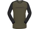 FJØRÅ  EQUALISER Herren-Langarmshirt / olive night / M