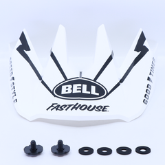 Full 10 Visor / m/g white/black fasthouse