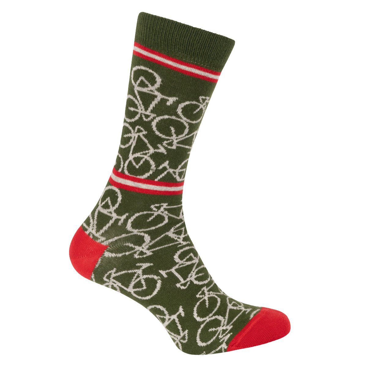 Bicycle Socks / army green / 39-42