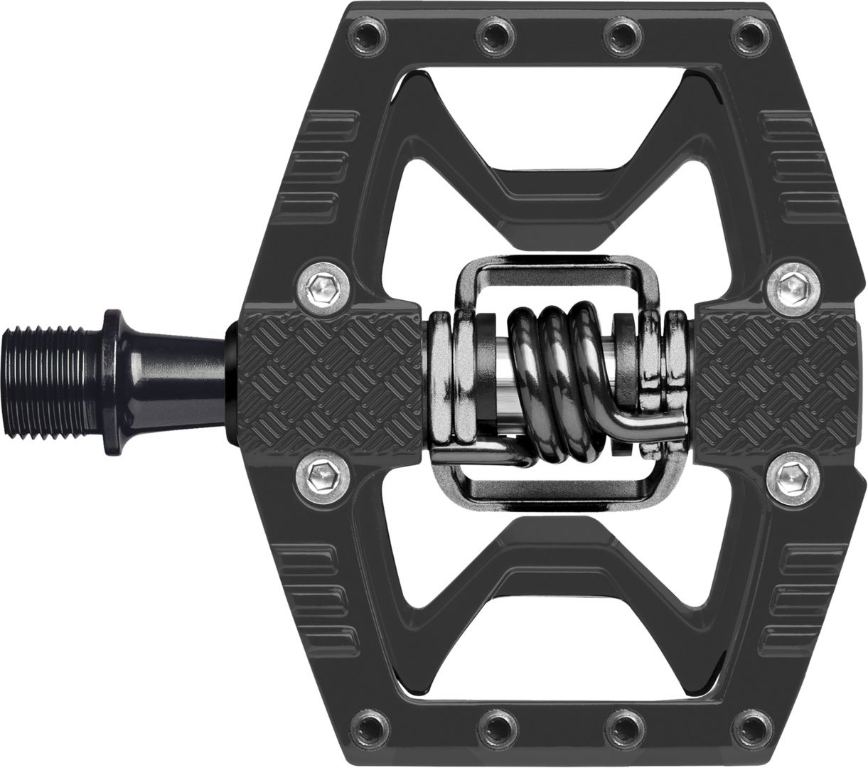 Double Shot 3 Pedal mit Pins / schwarz