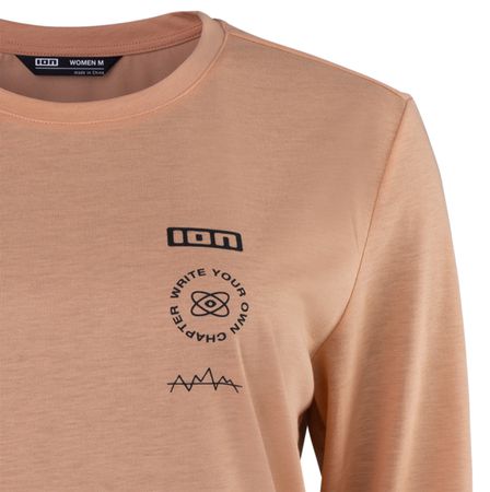 S IONIC DR Damen-Langarmshirt / coral bloom / 34