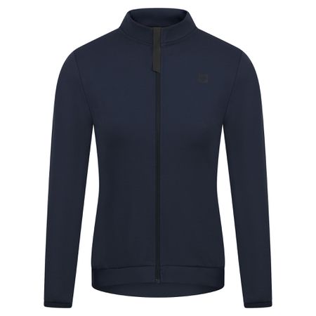 VELOZIP SUB Damen-Langarm-Merino-Trikot / blue nights / L