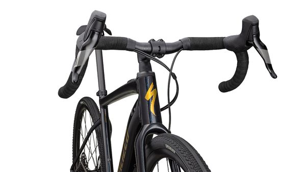CREO 2 E5 COMP E-Gravelbike / gloss metallic dark navy harves gold / 54 CM