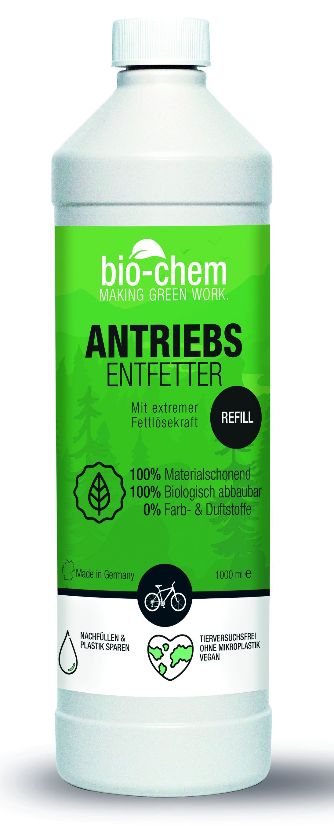 Bio-Chem Antriebsentfetter / Flasche, 1000 ml