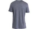 SPHERE III Herren-Merino-Kurzarmshirt / midnight navy hthr / XXL