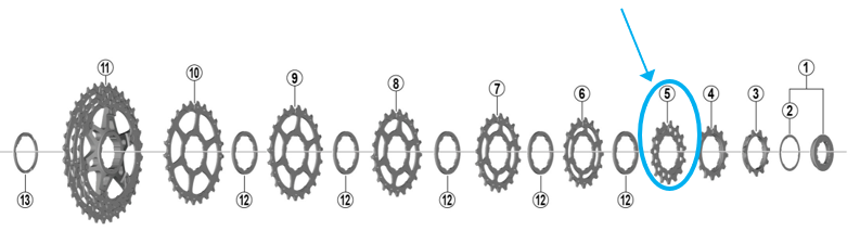 Zahnkranz CS-HG700-11 / 15