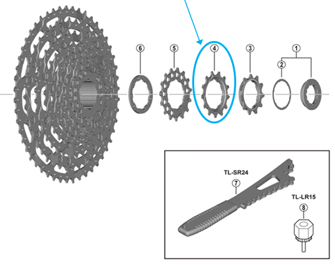 Zahnkranz CS-LG600 / 13 Zähne