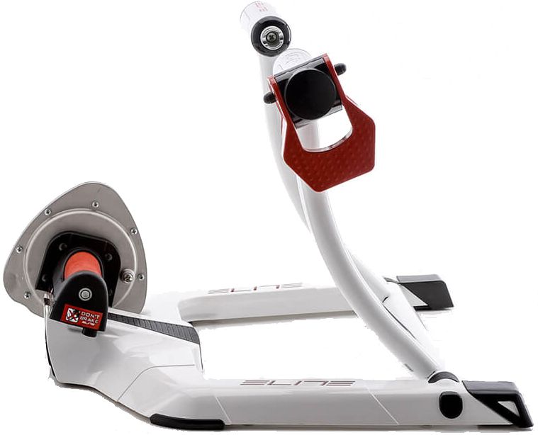 QUBO FLUID Hometrainer, feste Rolle mit Ölbremse / weiss