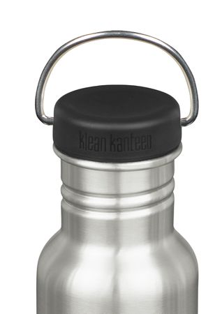 CLASSIC Edelstahlflasche / brushed stainless /  800ml, Loop Cap