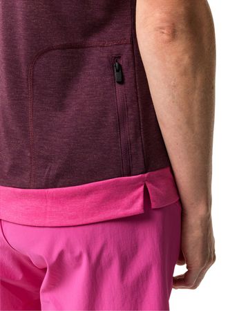 ALTISSIMO Q Damen-Kurzarmtrikot / cassis / 46