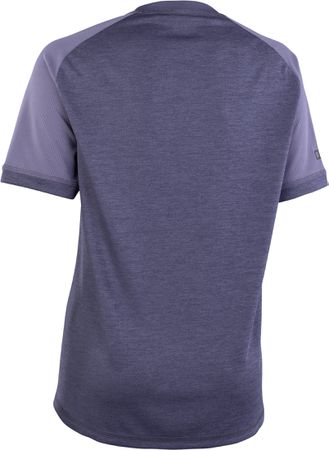 TECH LOGO Damen-Kurzarmshirt / somber amethyst / 38