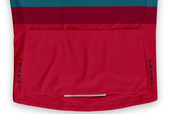 THE SOLOIST Herren-Kurzarmtrikot / black/red / L