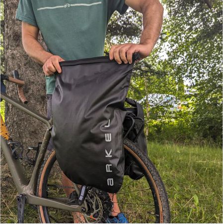 DRY-LITES Hinterradtaschen (Duo) / black / 28 L