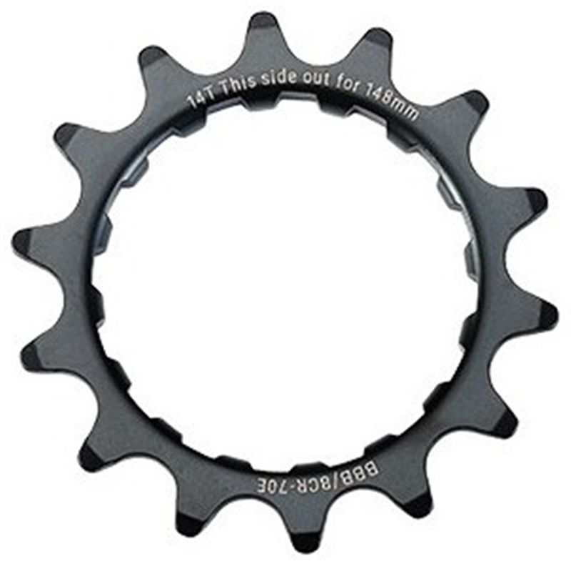 BCR-70E Bosch-Motorritzel für Einbaubreite 135/142mm und 148mm Boost mit Verschlussring / schwarz / 15 Zähne