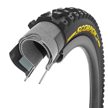 Scorpion Race DH M DualWall Plus / black/yellow / 27.5x2.50