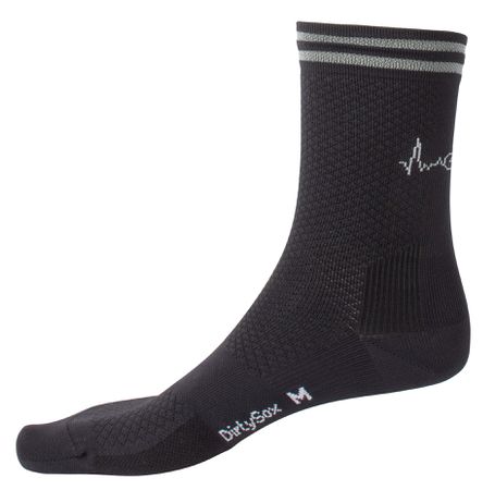 VELO - reflektierende Velosocken / schwarz / M=40-43