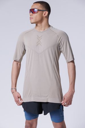 X-Bionic Men XCeed Run Shirt SH SL / sand dark sand / S