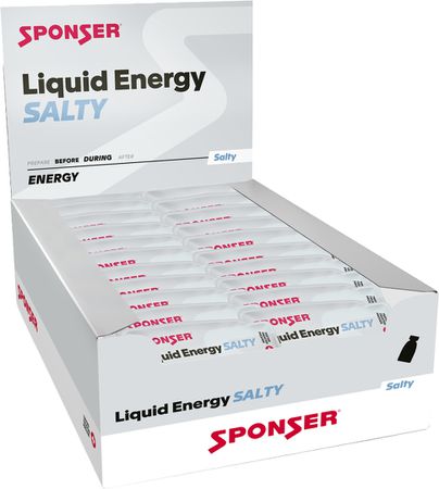 Liquid Energy, Display (40 x 35 g) Sachets / Salty