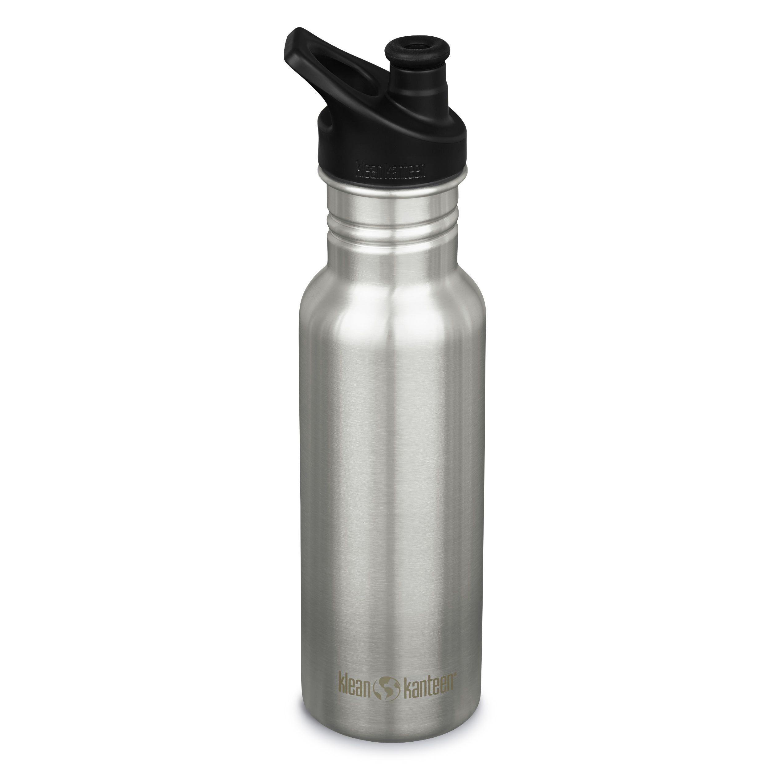 CLASSIC Edelstahlflasche / brushed stainless / 500ml, Sport Cap