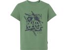 LEZZA Kinder-Kurzarmshirt / willow green/dark sea / 122/128