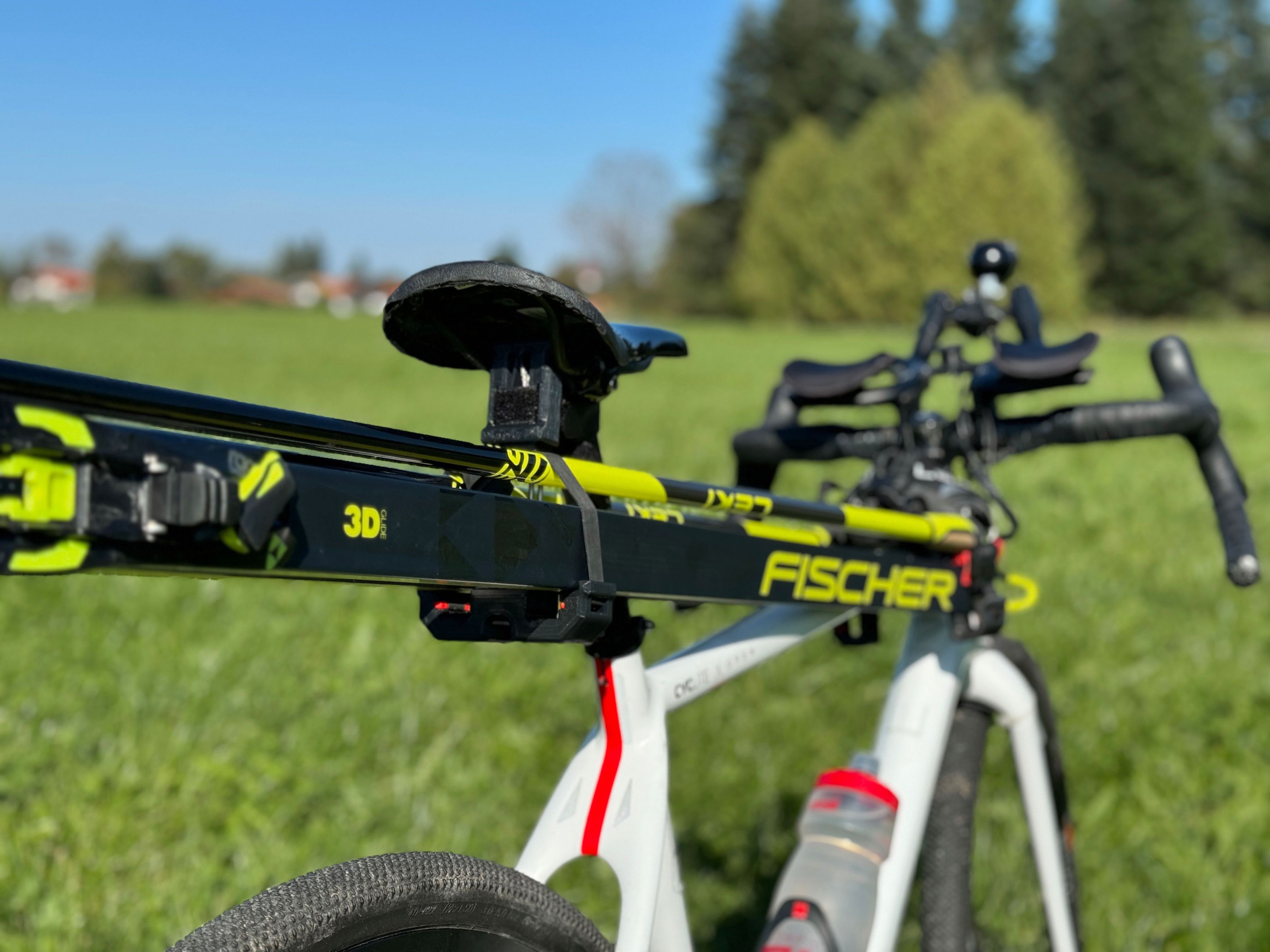 SKI RACK / 03 Skiträger für Velos / schwarz