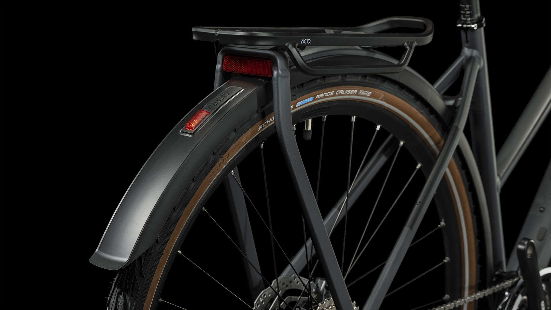 KATHMANDU PRO Trapez City- und Alltagsvelo / grey black / 46 CM