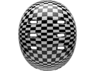 Lil Ripper Helmet / gloss black/white checkers / S
