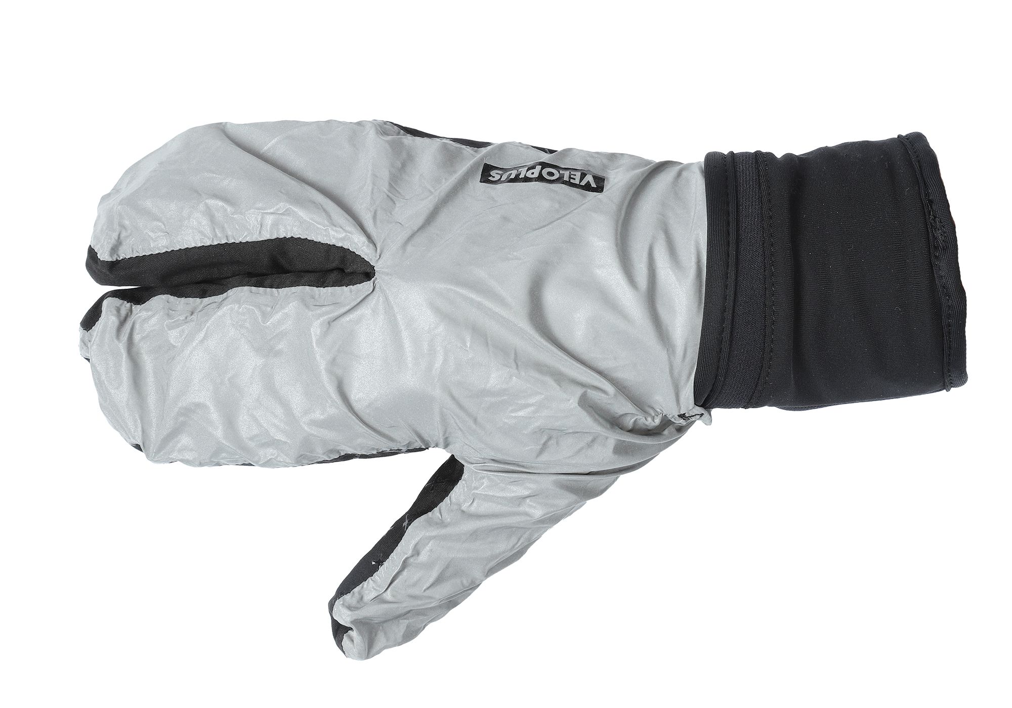 BEAM COVER Unisex-Handschuh mit reflektierender Schutzhülle / schwarz_silber / XL